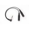 Stereo Nurse Call Angled Double Adaptor Lead / Splitter