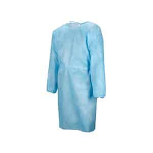 Isolation Gown - Blue Disposable Protective Fluid Resistant Gowns - 20pk