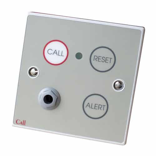C-Tec / Nursecall 800 Emergency Call Point - Button Reset c/w Remote Socket - NC802DEB-1/2