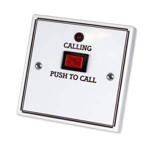 C-Tec Nursecall 800 Standard Call Push with Protruding Button, No Reset, No Remote