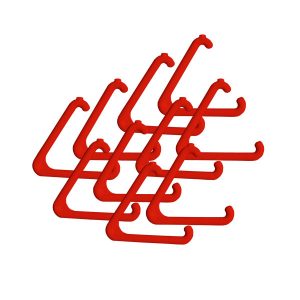 Red Replacement Triangle for Alarm Pull Cord System - 10 Pack